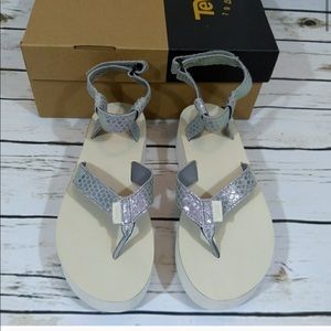 TEVA Universal Flatform Platform Iridescent Sandal